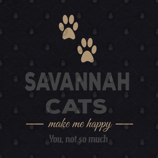 Savannah Cats Make Me Happy by familycuteycom